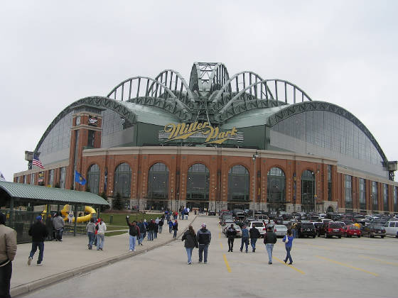 Felt like a Bears / Packers game at Miller Park