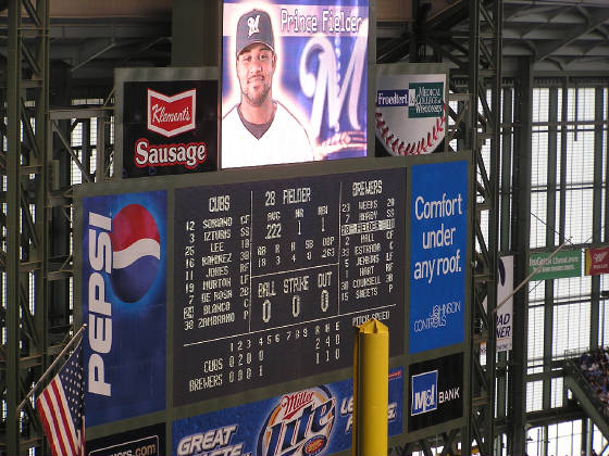 The ScoreBoard - Miller Park