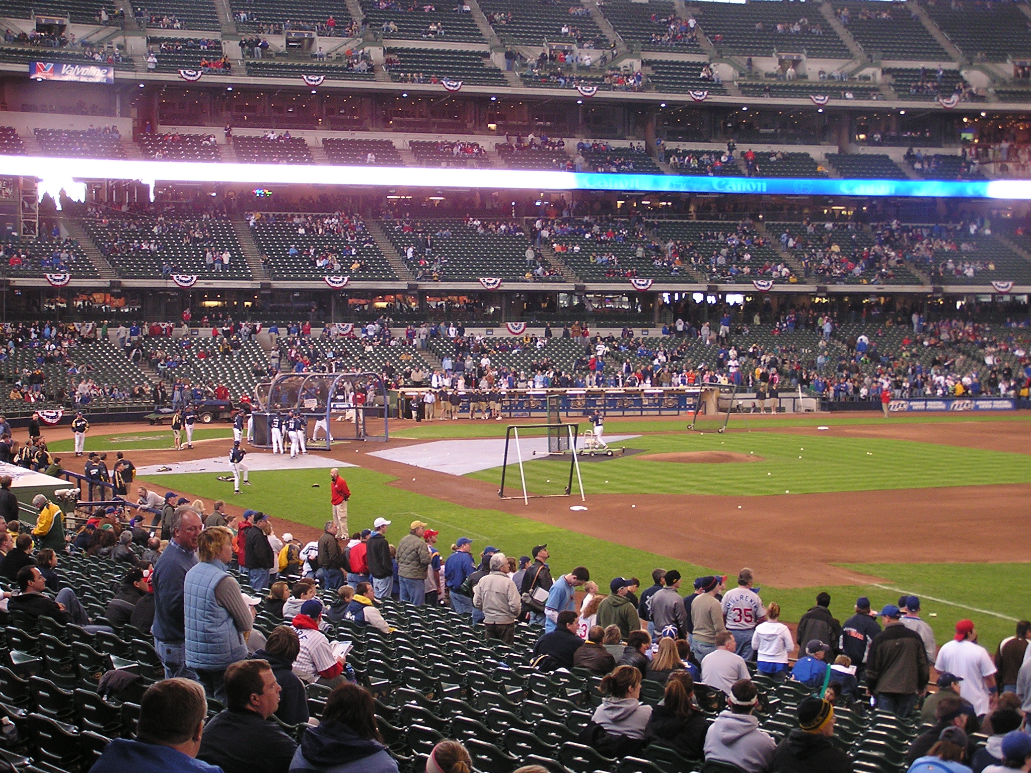 Pre-Game at Miller Park - Milwaukee, Wisconsin